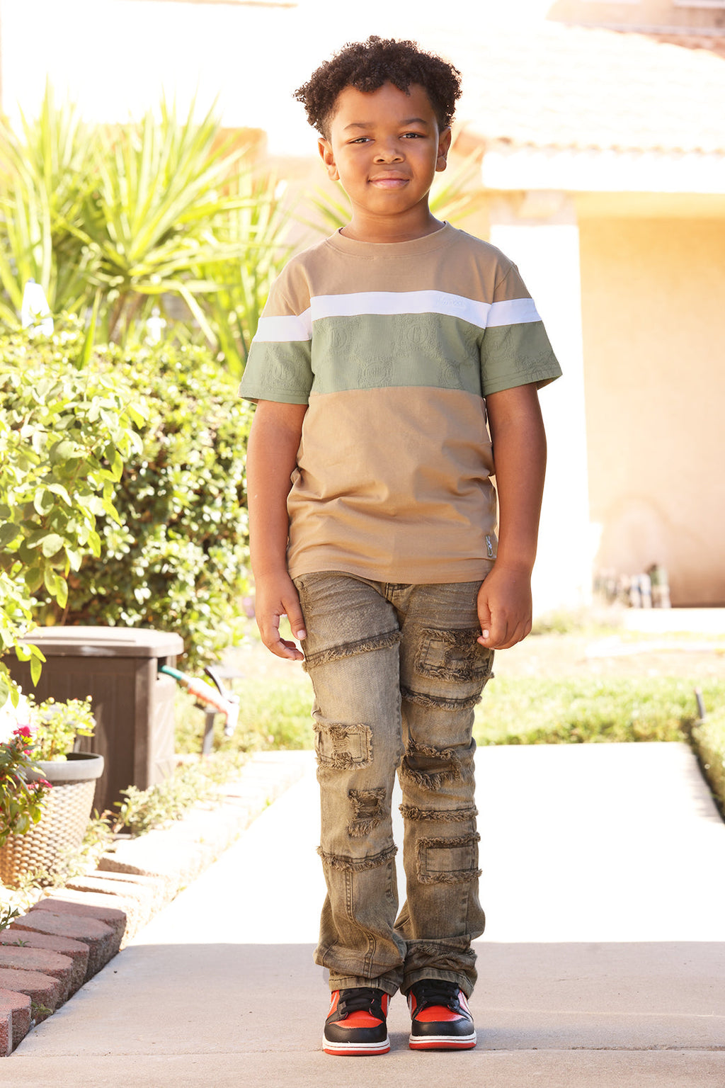 B141 Makobi Monogram KidsTee Khaki T-Shirts, Hoodie, Sweatshirt