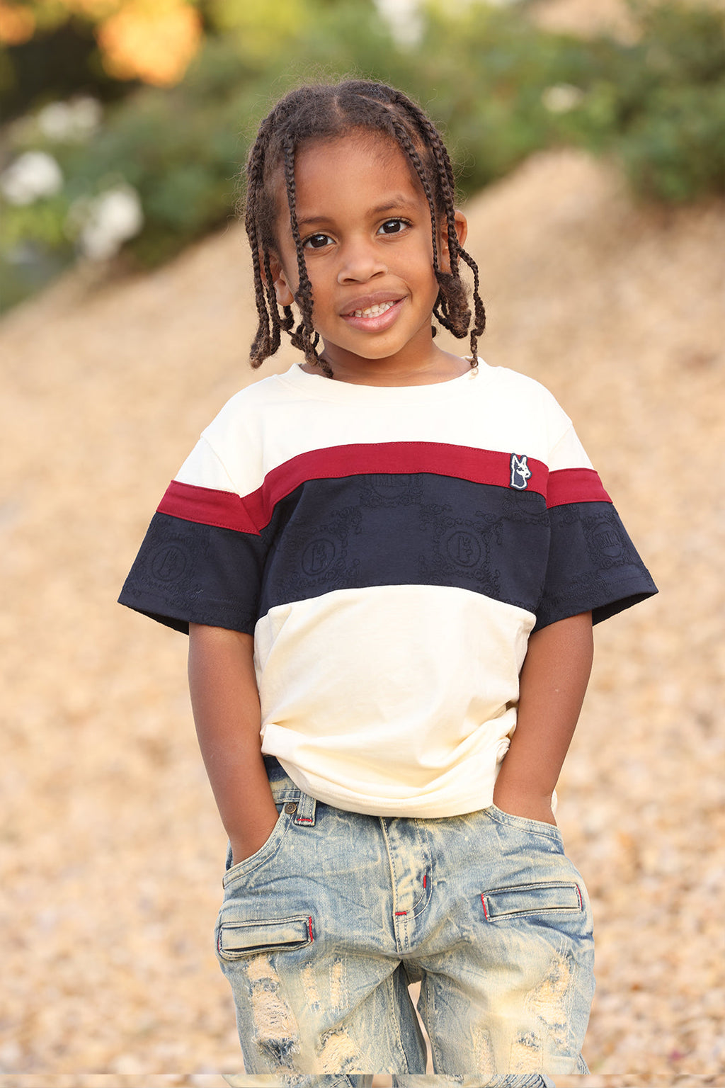 B141 Makobi Monogram KidsTee- Natural T-Shirts, Hoodie, Sweatshirt | CiraTrend.com (Image 3)