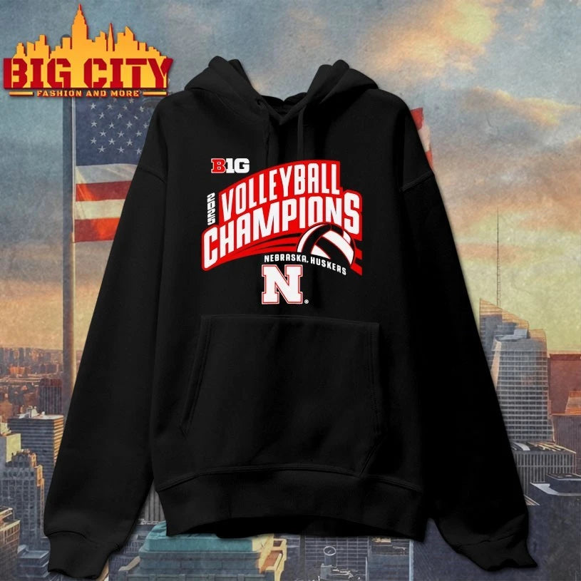 B1G Nebraska Huskers Volleyball Champions 2025 shirt