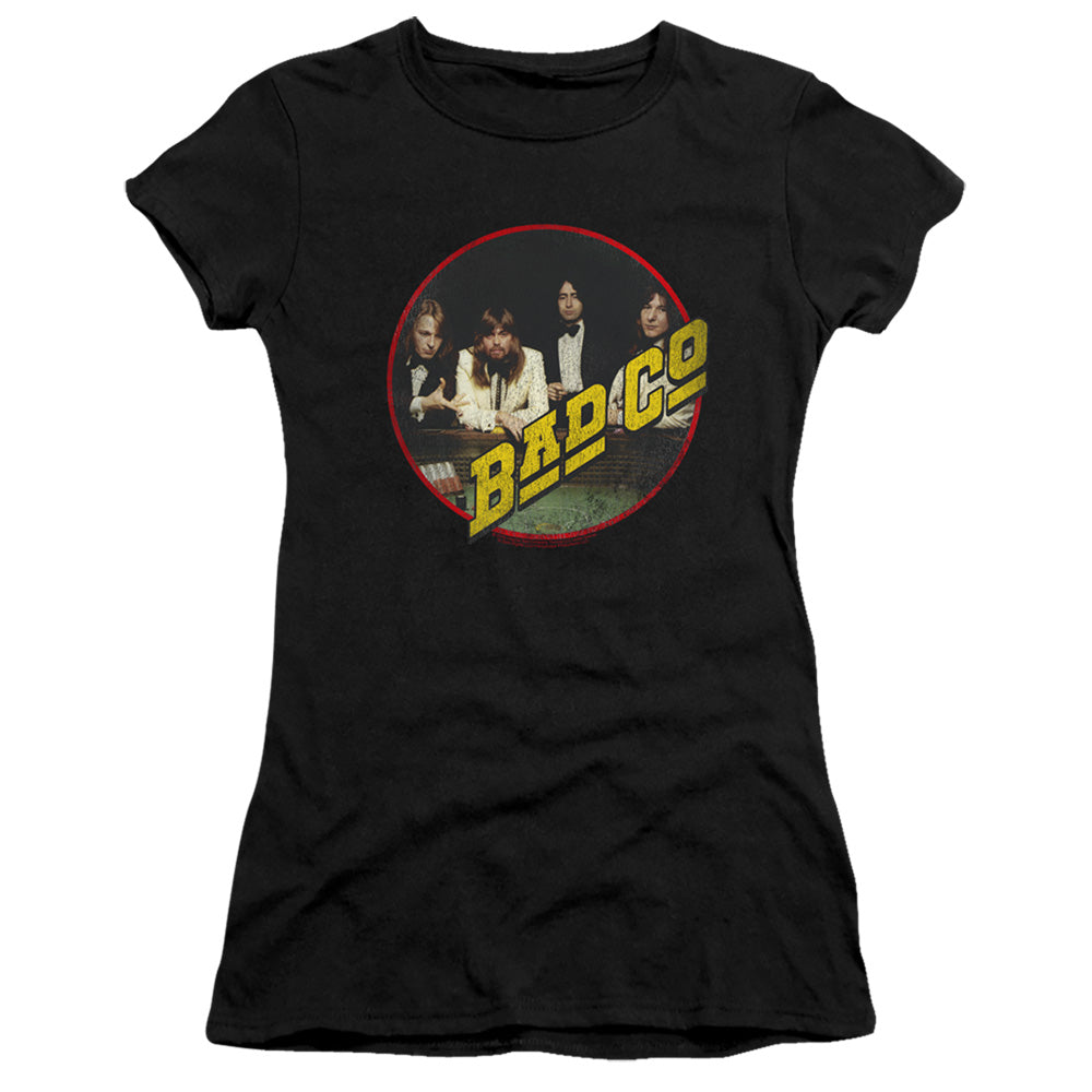 Bad Company Bad Co Junior Sheer Cap Sleeve Premium Bella Canvas Womens T Shirt Black Hoodie, Sweatshirt | CiraTrend.com