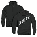 Bad Company Bad Co Logo Back Print Zipper Mens Hoodie Black T-Shirts, Sweatshirt | CiraTrend.com (Image 1)