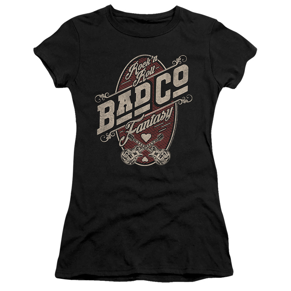 Bad Company Fantasy Junior Sheer Cap Sleeve Premium Bella Canvas Womens T Shirt Black Hoodie, Sweatshirt | CiraTrend.com
