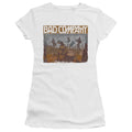Bad Company Swan Song Junior Sheer Cap Sleeve Premium Bella Canvas Womens T Shirt White Hoodie, Sweatshirt | CiraTrend.com