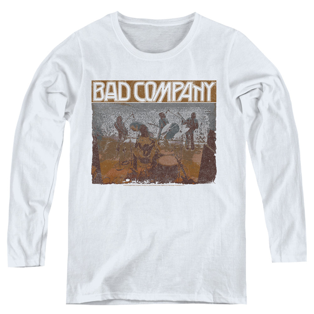 Bad Company Swan Song Womens Long Sleeve Shirt White Hoodie, Sweatshirt | CiraTrend.com