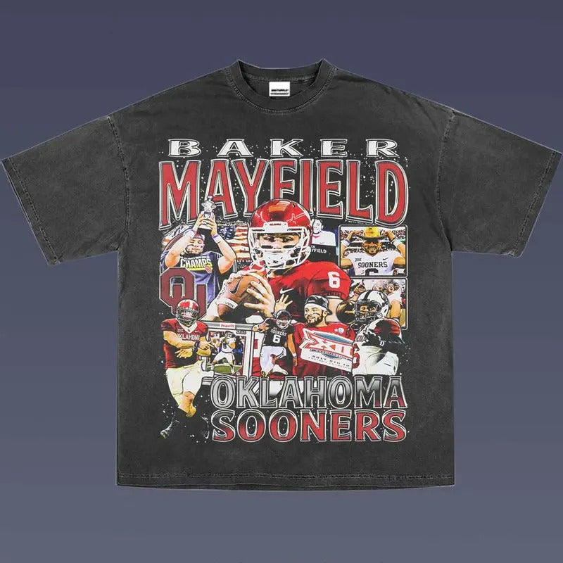 BAKER MAYFIELD 1.0 VINTAGE TEE | AMERICAN FOOTBALL | GIFT FOR FAN Hoodie, Sweatshirt | CiraTrend.com