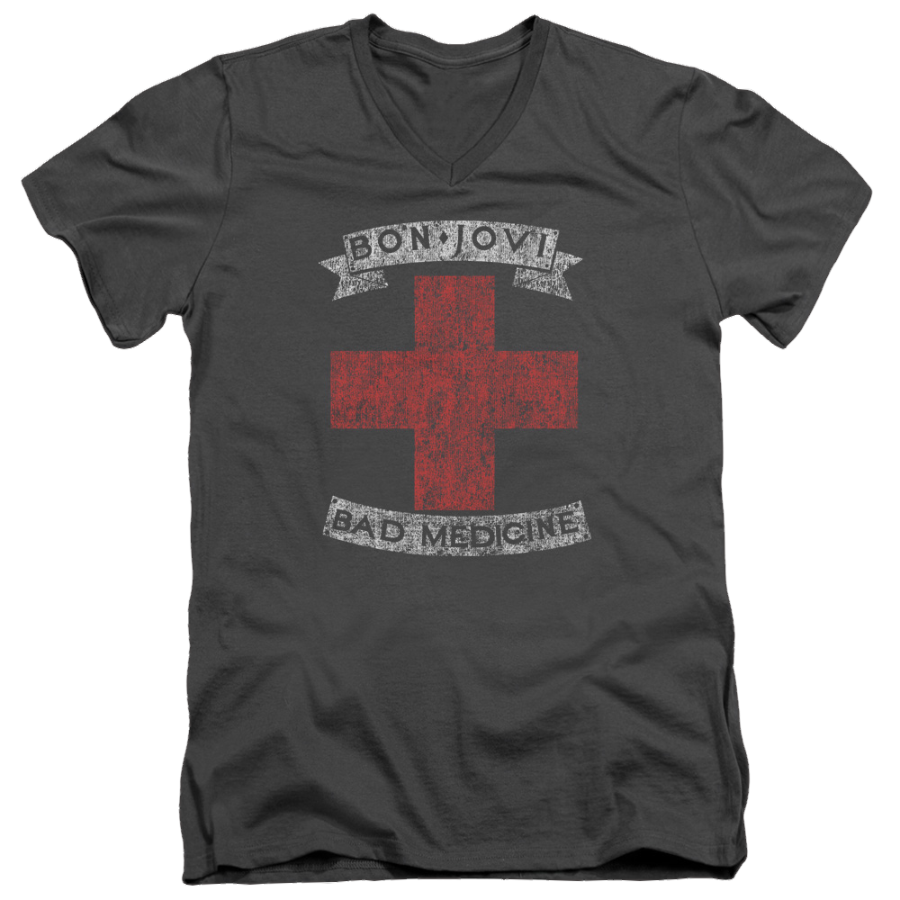 Bon Jovi Bad Medicine - Men's V-Neck T-Shirt Hoodie, Sweatshirt | CiraTrend.com