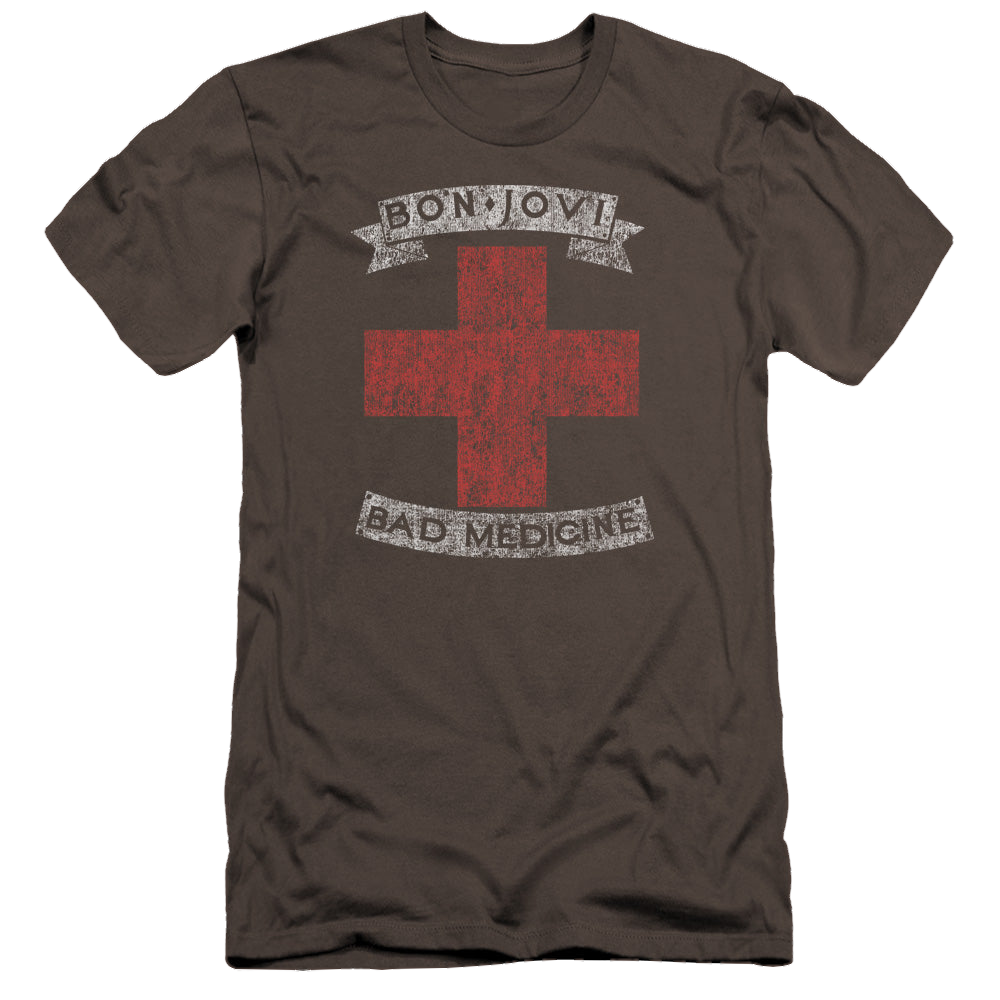 Bon Jovi Bad Medicine - Men's Premium Slim Fit T-Shirt Hoodie, Sweatshirt | CiraTrend.com