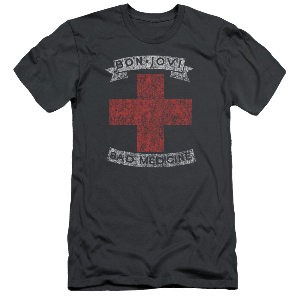Bon Jovi Bad Medicine - Men's Slim Fit T-Shirt Hoodie, Sweatshirt | CiraTrend.com