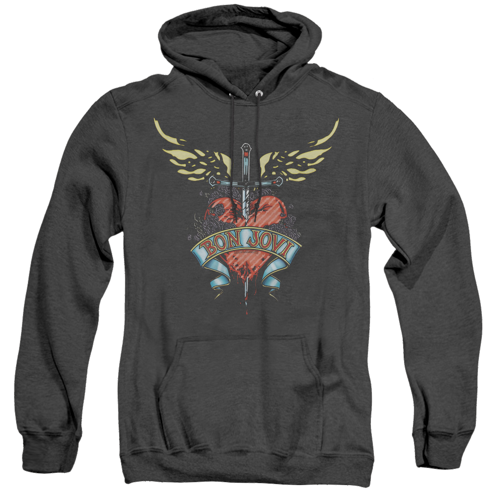 Bon Jovi Daggered - Heather Pullover Hoodie T-Shirts, Sweatshirt | CiraTrend.com