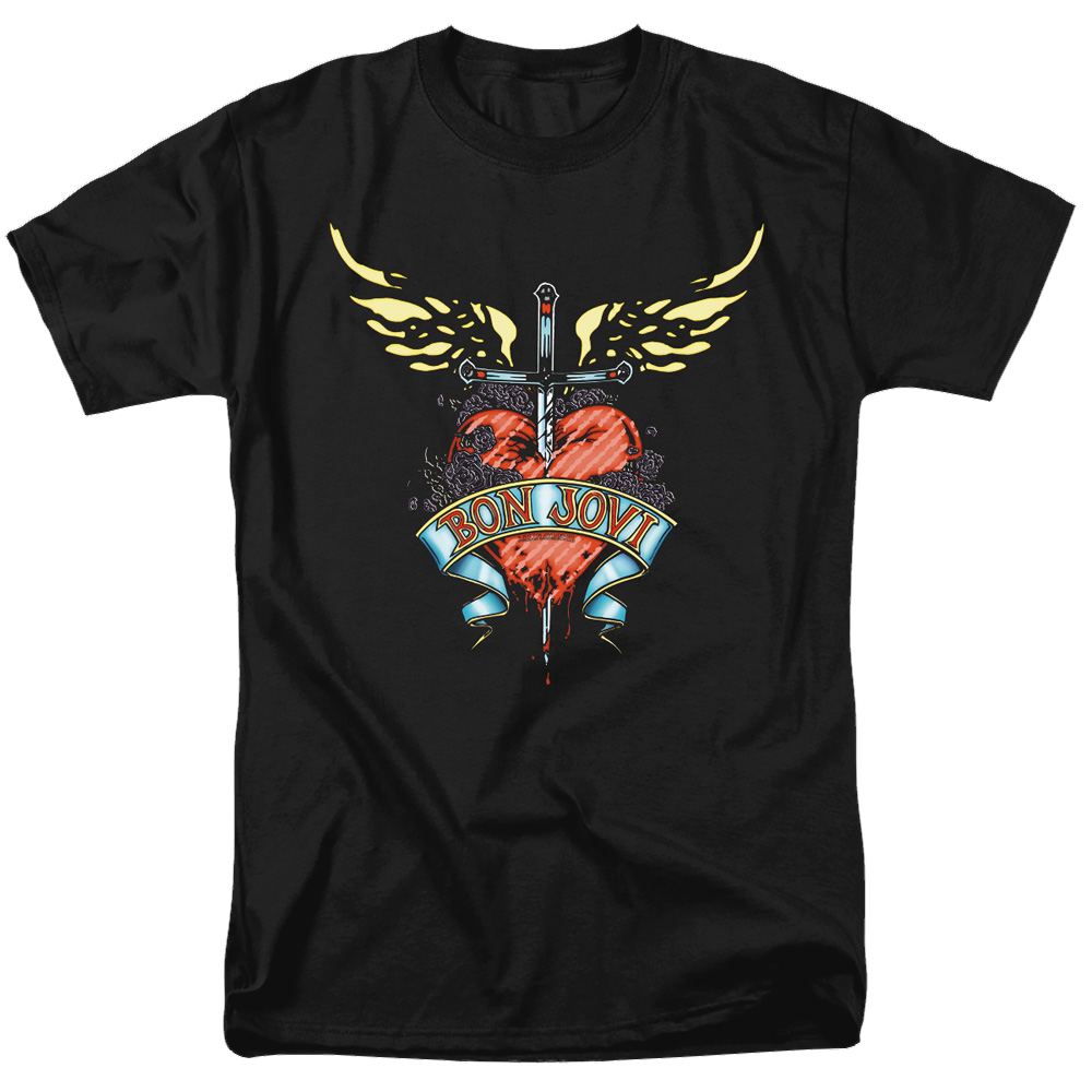 Bon Jovi Daggered - Men's Regular Fit T-Shirt Hoodie, Sweatshirt | CiraTrend.com