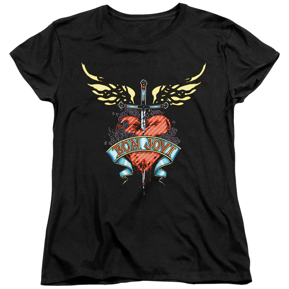 Bon Jovi Daggered - Women's T-Shirt Hoodie, Sweatshirt | CiraTrend.com