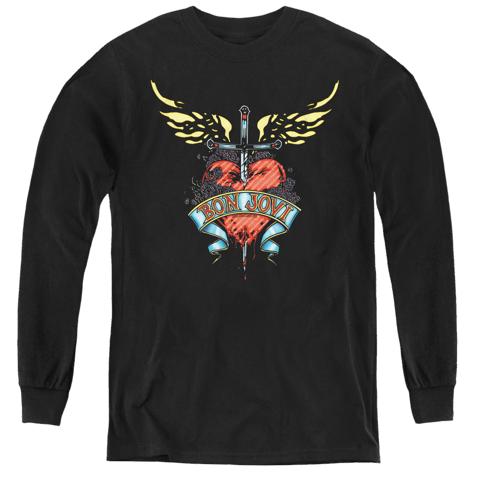 Bon Jovi Daggered - Youth Long Sleeve T-Shirt Hoodie, Sweatshirt | CiraTrend.com