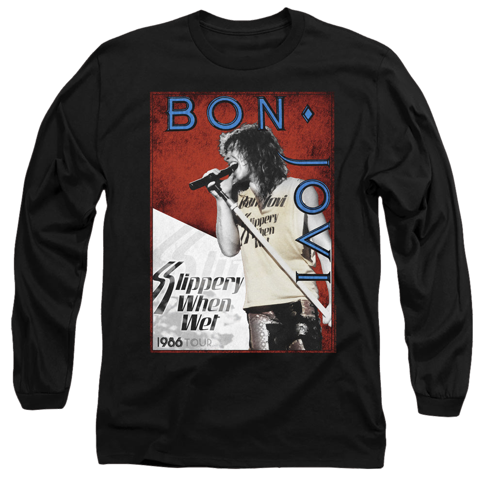 Bon Jovi 86 Tour - Men's Long Sleeve T-Shirt Hoodie, Sweatshirt | CiraTrend.com