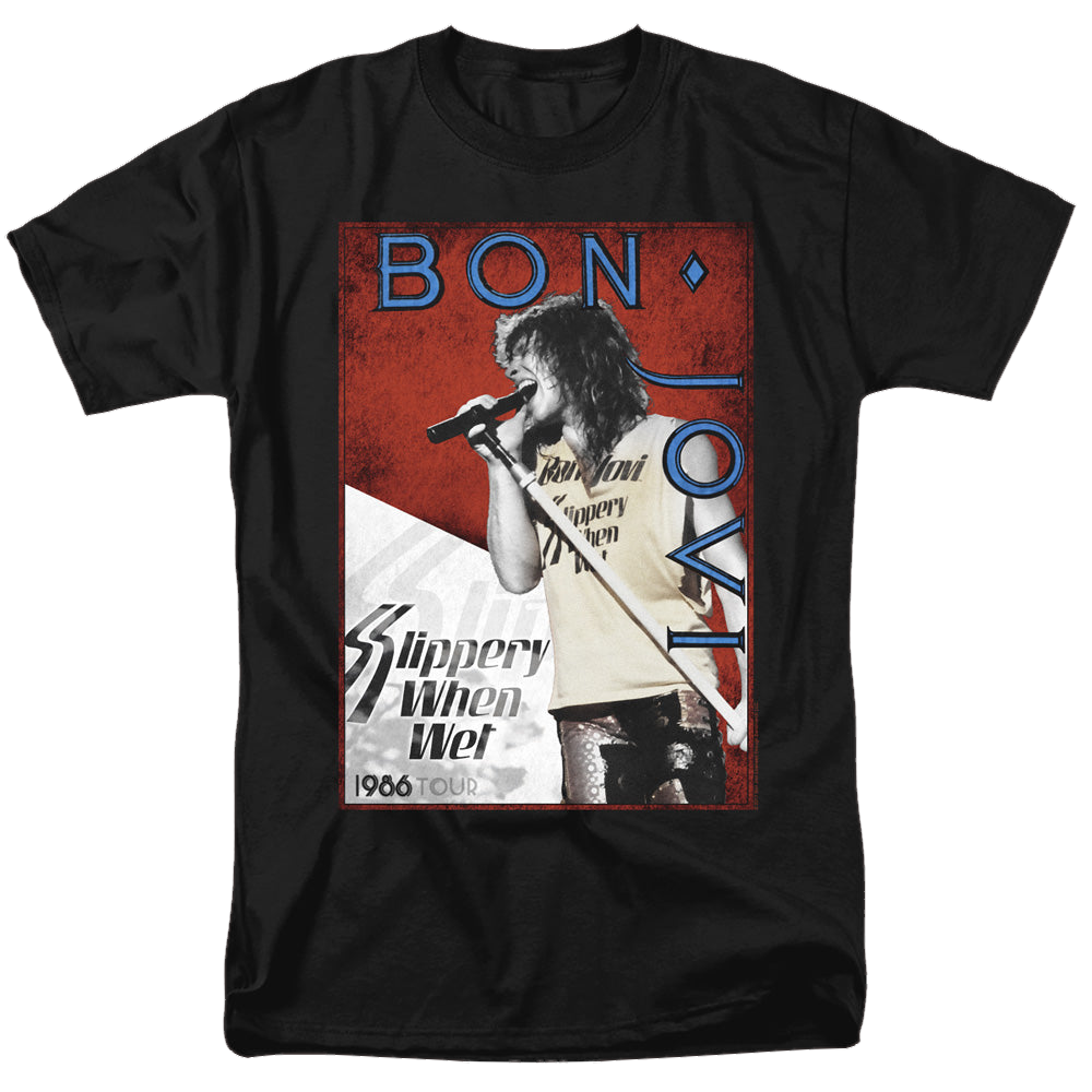 Bon Jovi 86 Tour - Men's Regular Fit T-Shirt Hoodie, Sweatshirt | CiraTrend.com