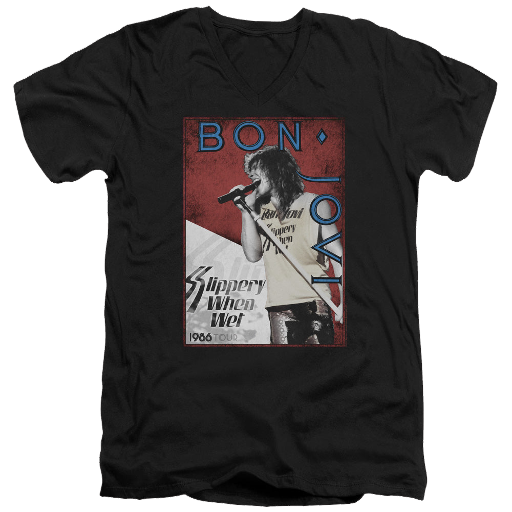 Bon Jovi 86 Tour - Men's V-Neck T-Shirt Hoodie, Sweatshirt | CiraTrend.com