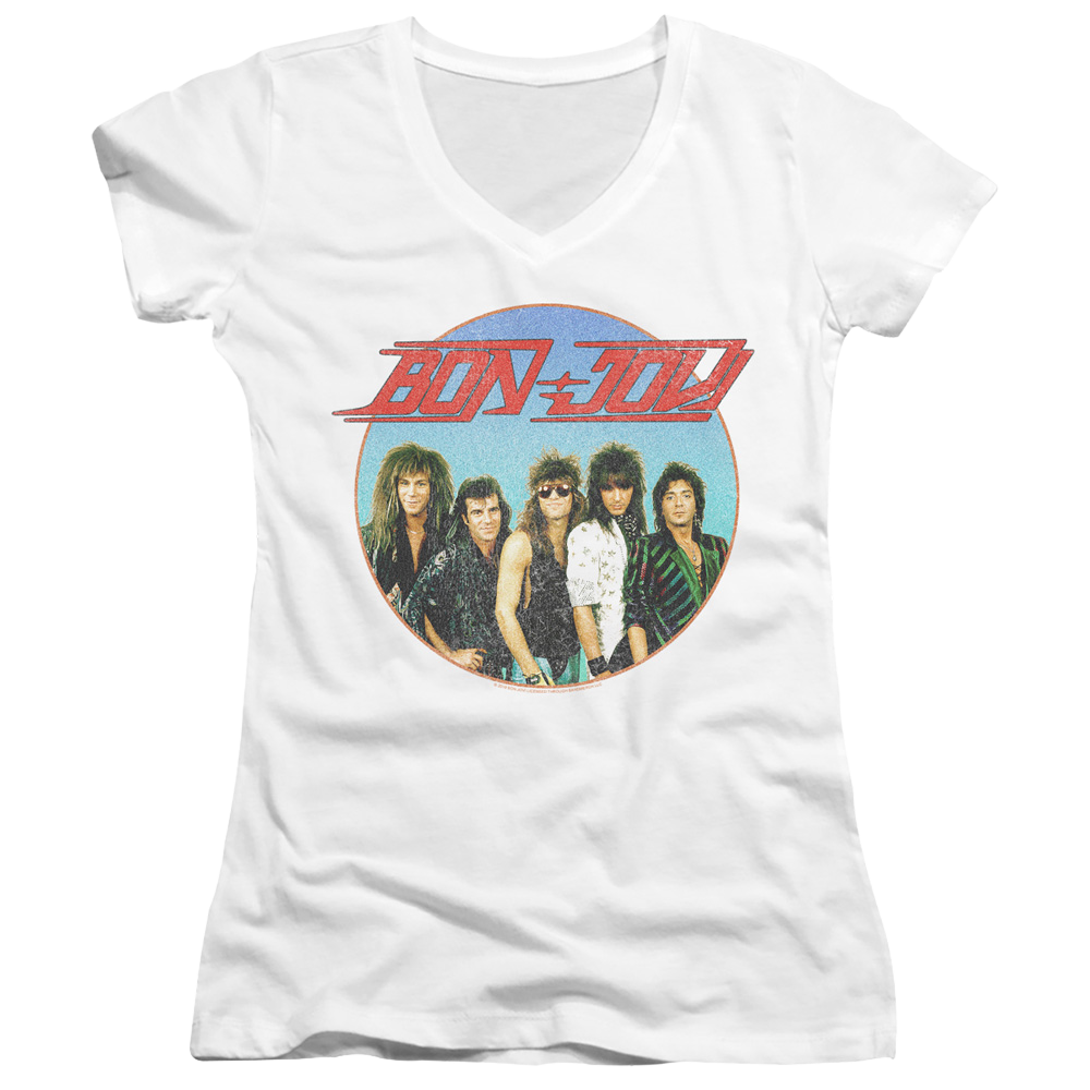 Bon Jovi Bon Sphere - Juniors V-Neck T-Shirt Hoodie, Sweatshirt | CiraTrend.com
