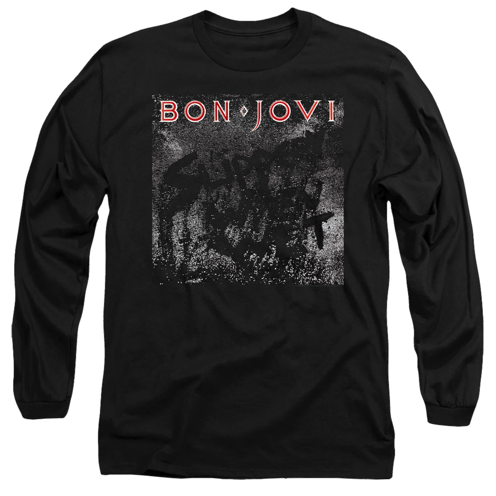 Bon Jovi Slippery Cover - Men's Long Sleeve T-Shirt Hoodie, Sweatshirt | CiraTrend.com