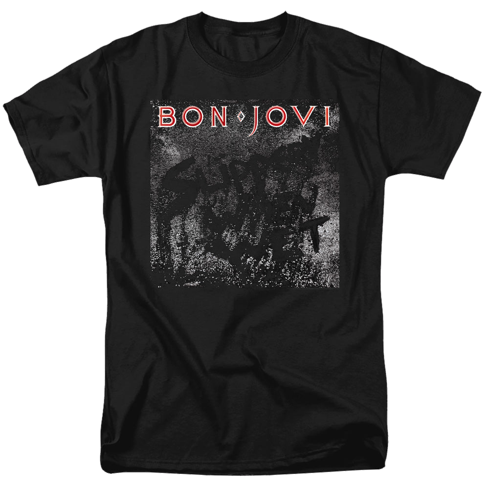 Bon Jovi Slippery Cover - Men's Regular Fit T-Shirt Hoodie, Sweatshirt | CiraTrend.com