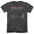 Bon Jovi Slippery Cover - Men's Heather T-Shirt Hoodie, Sweatshirt | CiraTrend.com