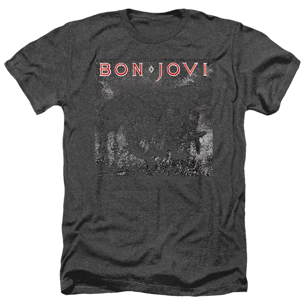 Bon Jovi Slippery Cover - Men's Heather T-Shirt Hoodie, Sweatshirt | CiraTrend.com