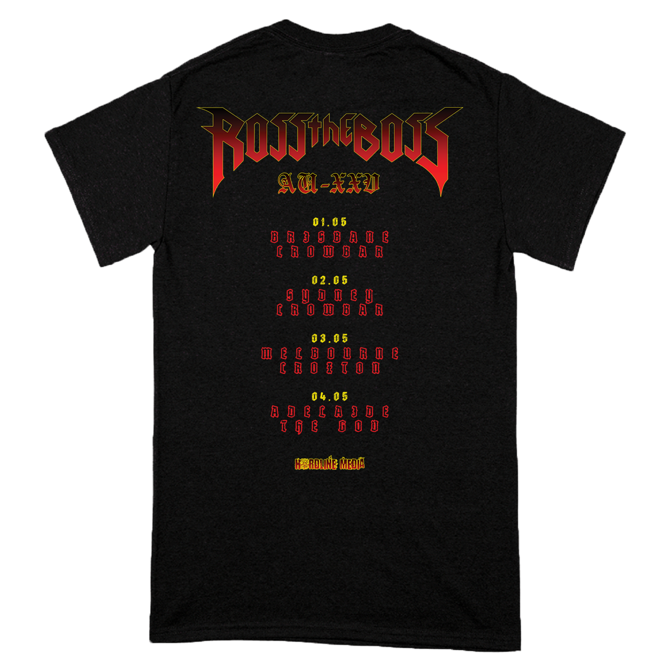 Ross The Boss "Sign Of The Hammer Aus Tour" T-Shirt Hoodie, Sweatshirt | CiraTrend.com (Image 2)