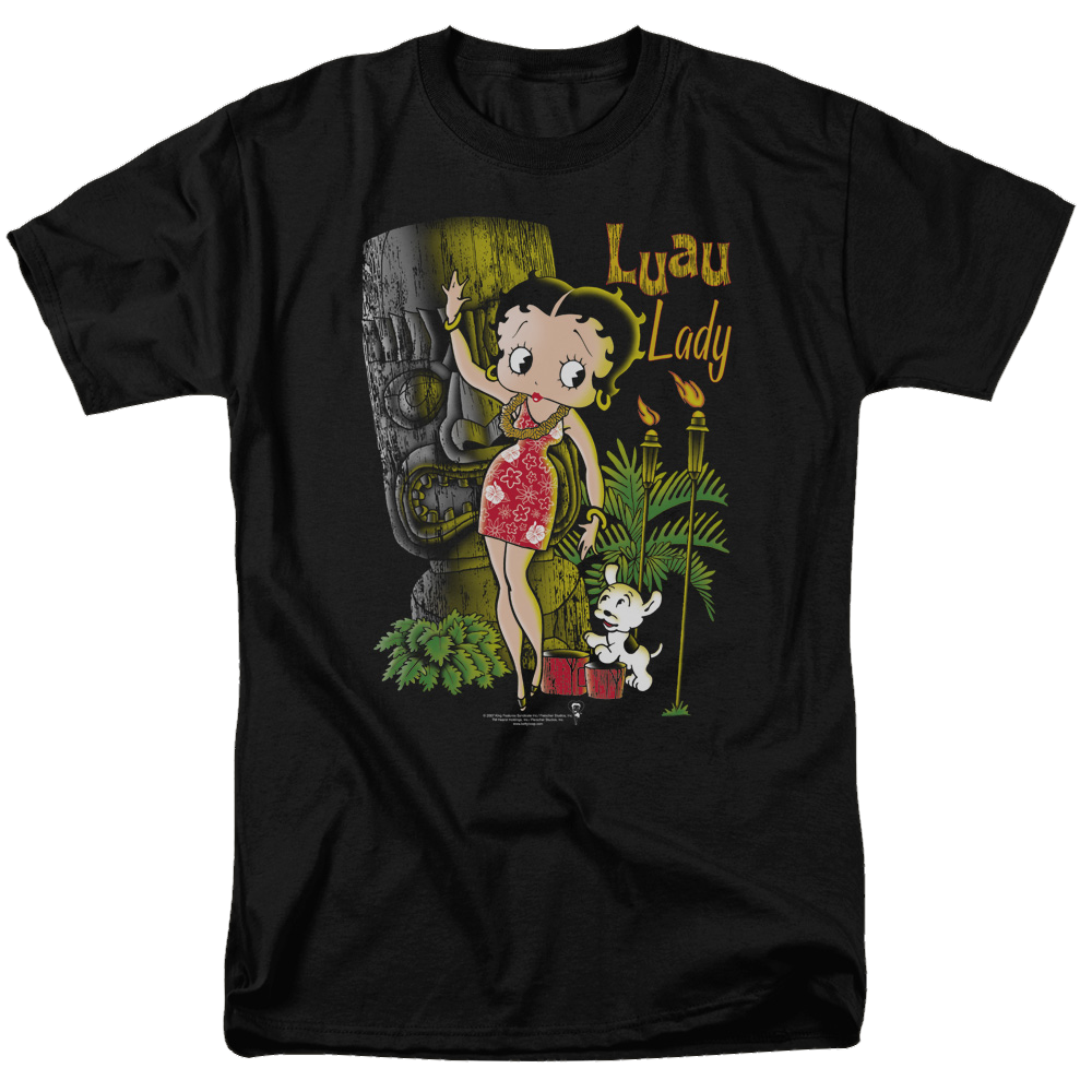 Betty Boop Luau Lady - Men's Regular Fit T-Shirt Hoodie, Sweatshirt | CiraTrend.com