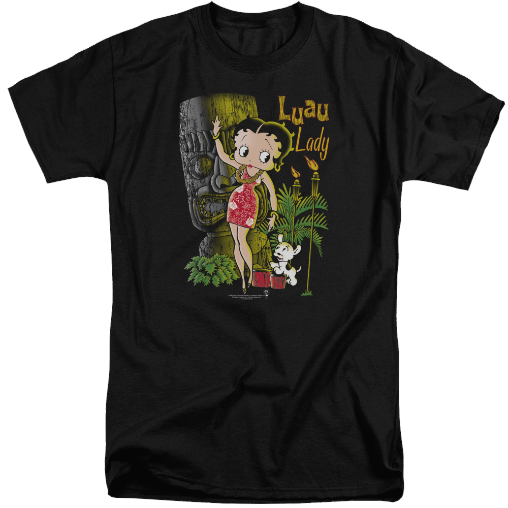 Betty Boop Luau Lady - Men's Tall Fit T-Shirt Hoodie, Sweatshirt | CiraTrend.com