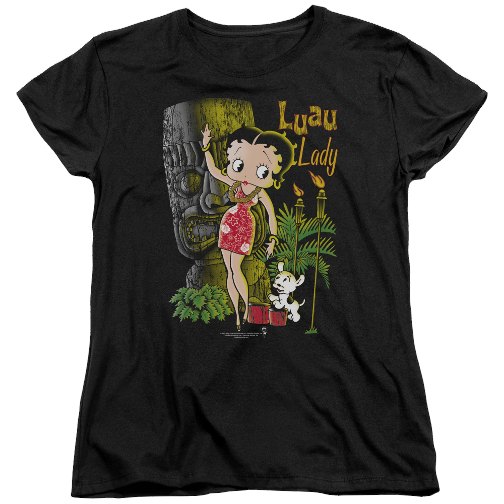 Betty Boop Luau Lady - Women's T-Shirt Hoodie, Sweatshirt | CiraTrend.com