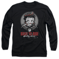 Betty Boop Born To Ride - Men's Long Sleeve T-Shirt Hoodie, Sweatshirt | CiraTrend.com