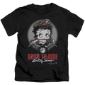 Betty Boop Born To Ride - Kid's T-Shirt Hoodie, Sweatshirt | CiraTrend.com