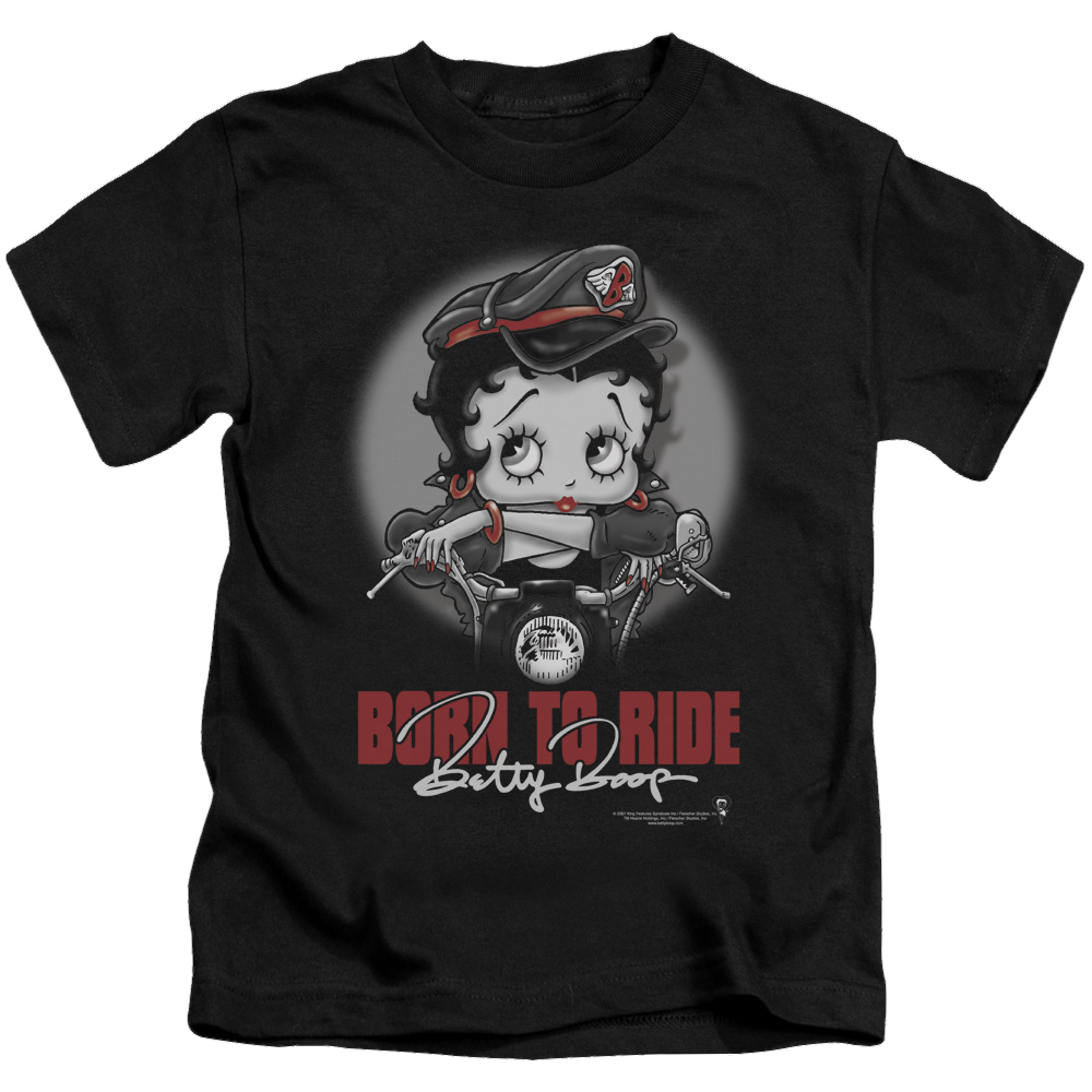 Betty Boop Born To Ride - Kid's T-Shirt Hoodie, Sweatshirt | CiraTrend.com