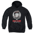 Betty Boop Born To Ride - Youth Hoodie T-Shirts, Sweatshirt | CiraTrend.com