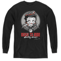Betty Boop Born To Ride - Youth Long Sleeve T-Shirt Hoodie, Sweatshirt | CiraTrend.com