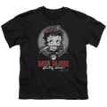 Betty Boop Born To Ride - Youth T-Shirt Hoodie, Sweatshirt | CiraTrend.com