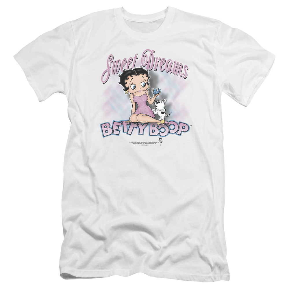 Betty Boop Sweet Dreams - Men's Premium Slim Fit T-Shirt Hoodie, Sweatshirt | CiraTrend.com