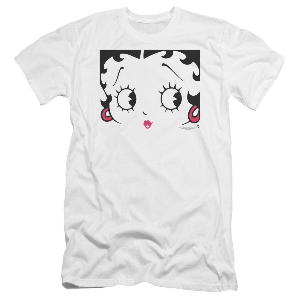 Betty Boop Close Up - Men's Premium Slim Fit T-Shirt Hoodie, Sweatshirt | CiraTrend.com