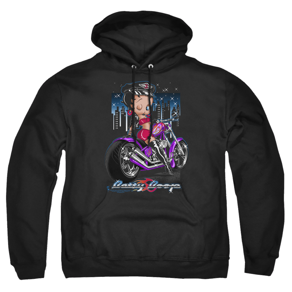 Betty Boop City Chopper - Pullover Hoodie T-Shirts, Sweatshirt | CiraTrend.com
