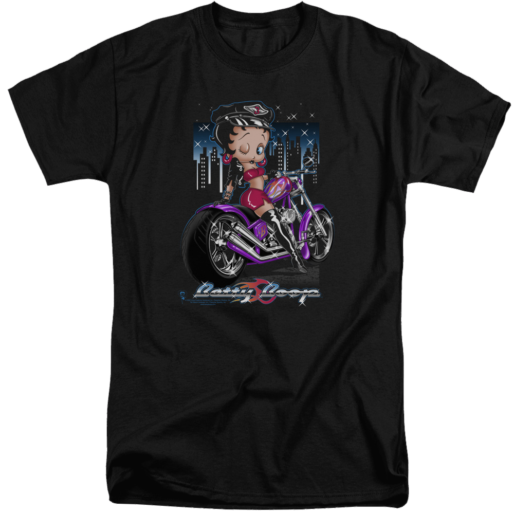Betty Boop City Chopper - Men's Tall Fit T-Shirt Hoodie, Sweatshirt | CiraTrend.com