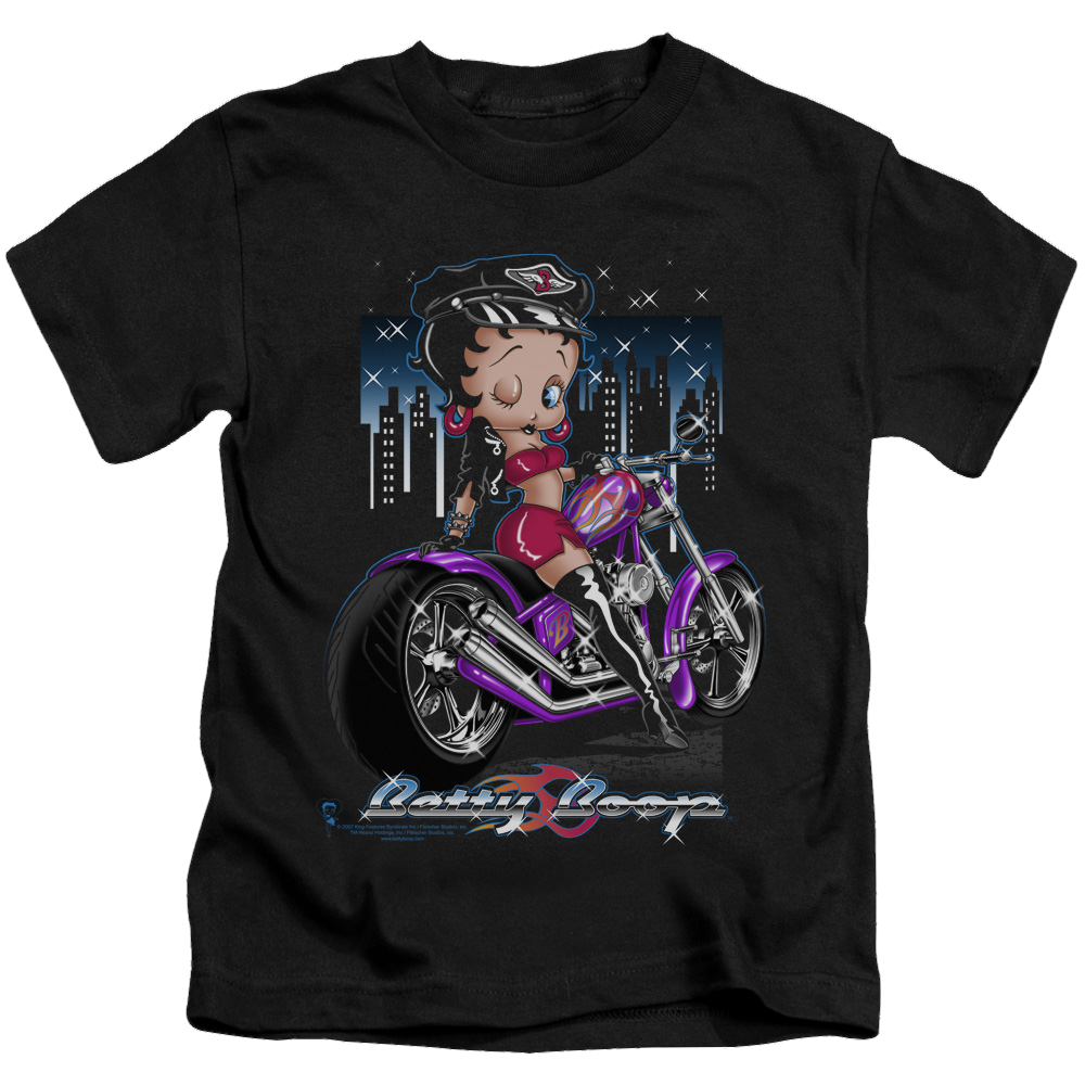 Betty Boop City Chopper - Kid's T-Shirt Hoodie, Sweatshirt | CiraTrend.com