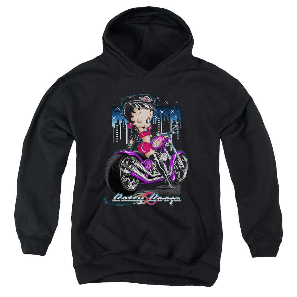 Betty Boop City Chopper - Youth Hoodie T-Shirts, Sweatshirt | CiraTrend.com