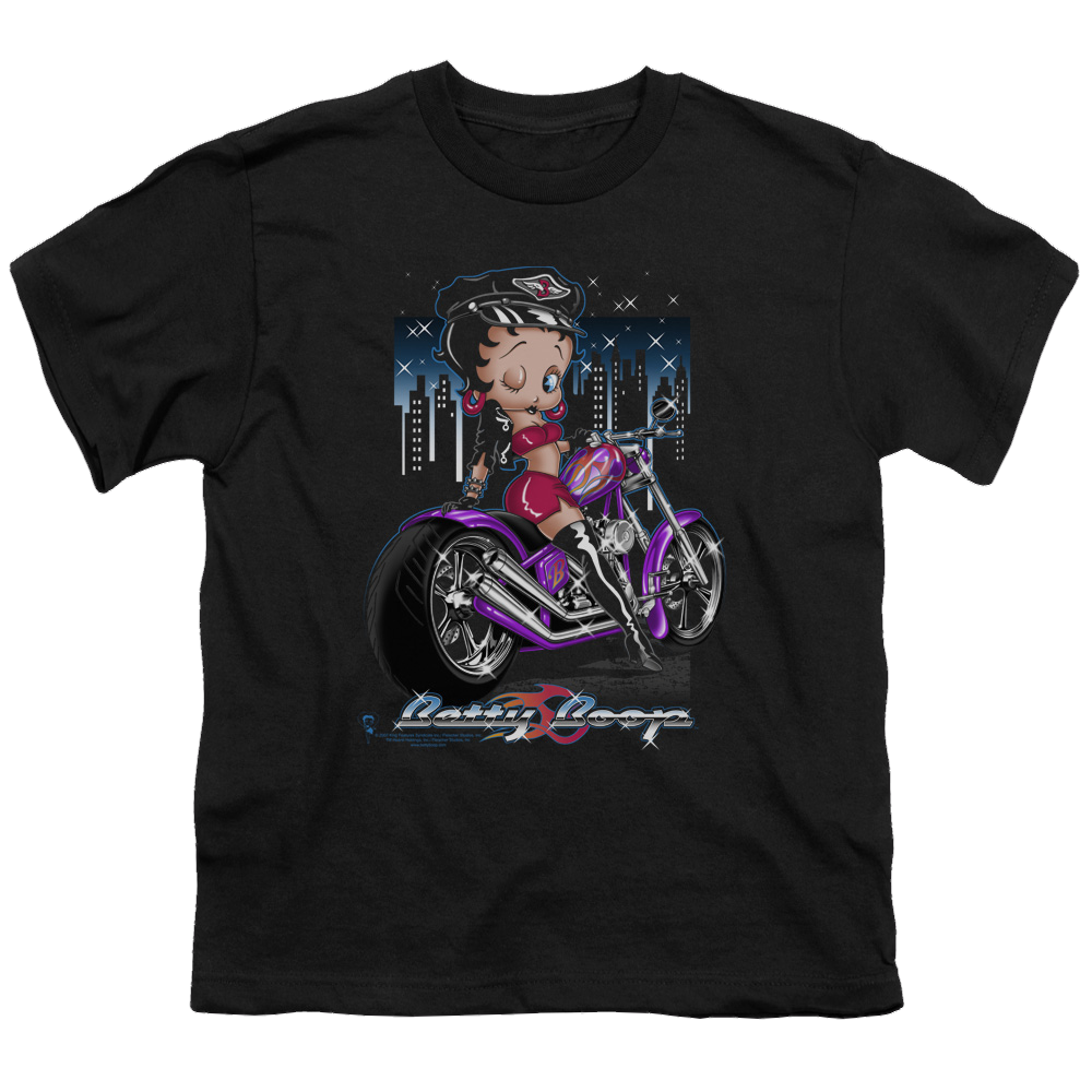 Betty Boop City Chopper - Youth T-Shirt Hoodie, Sweatshirt | CiraTrend.com