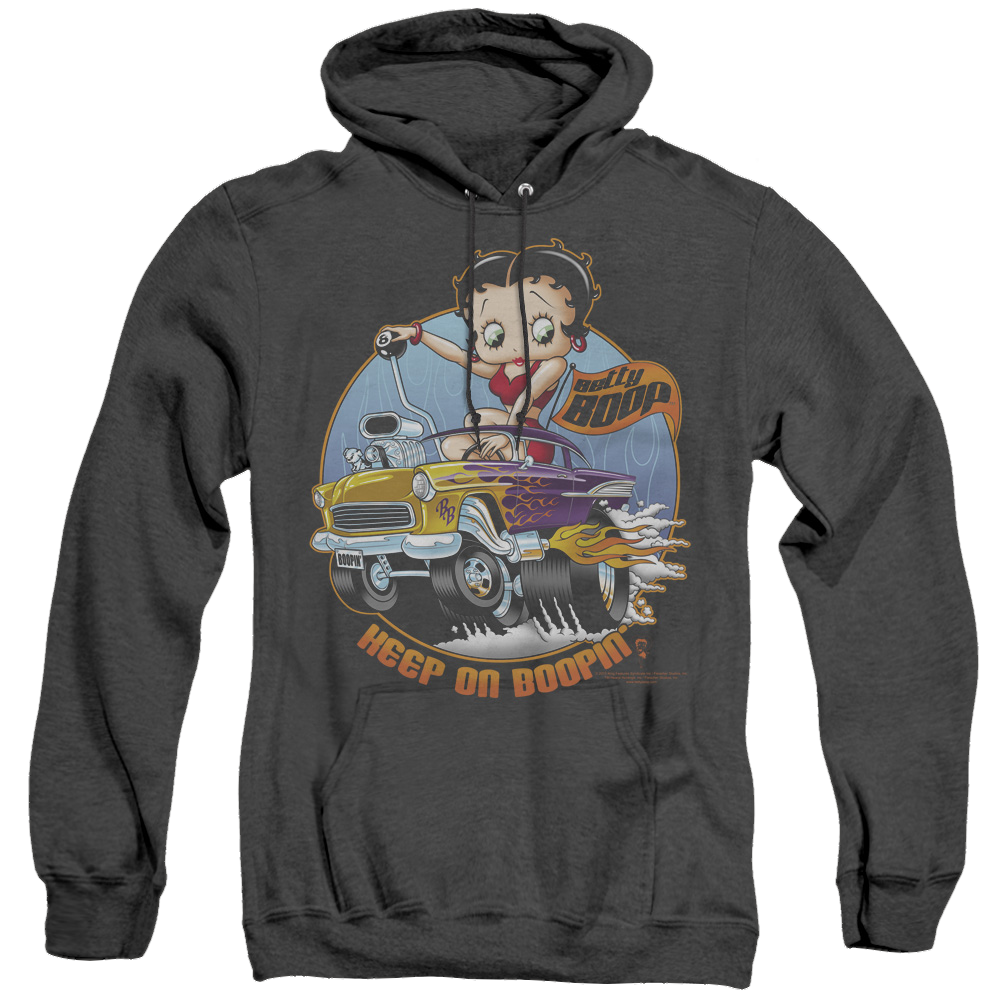 Betty Boop Keep On Boopin - Heather Pullover Hoodie T-Shirts, Sweatshirt | CiraTrend.com