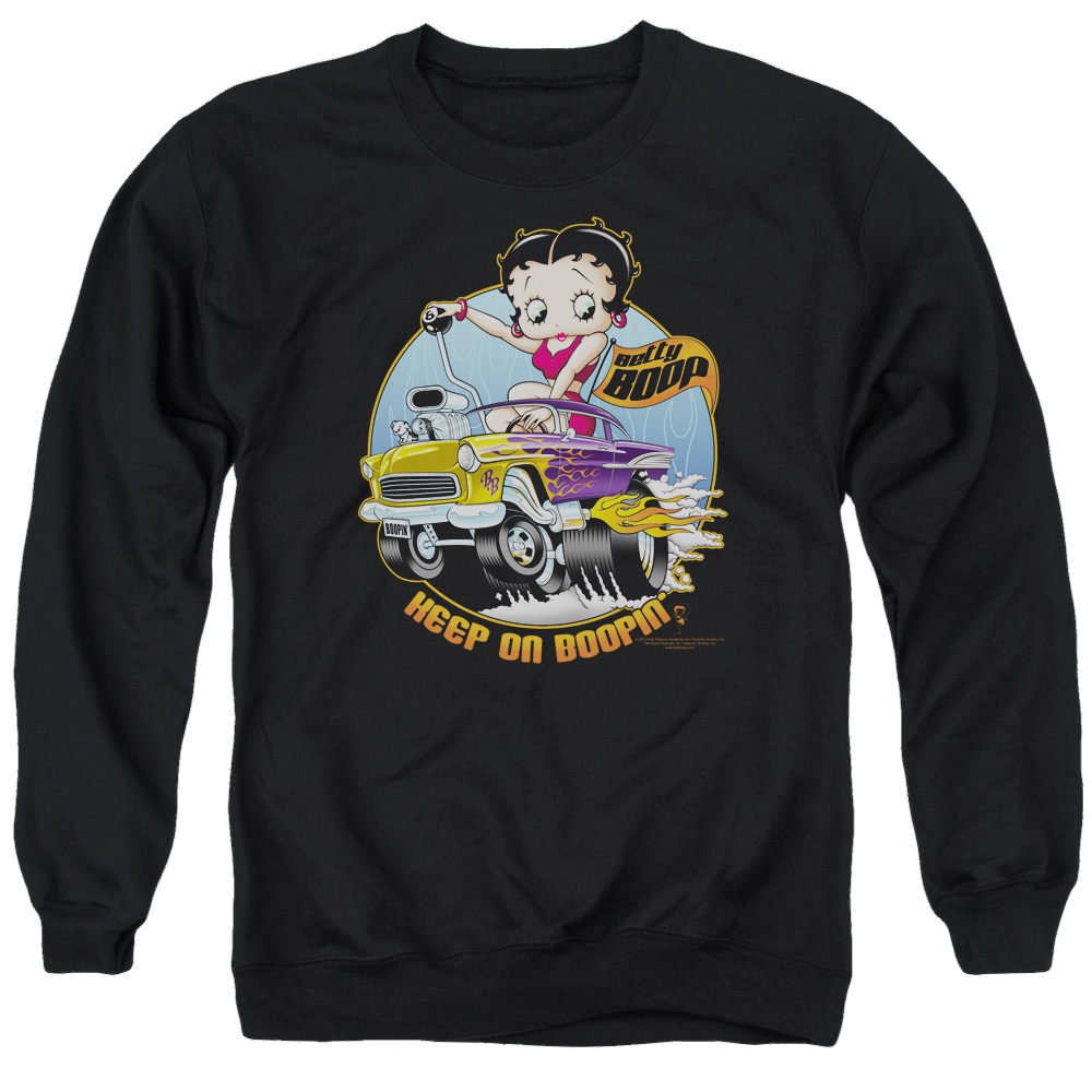 Betty Boop Keep On Boopin - Men's Crewneck Sweatshirt T-Shirts, Hoodie | CiraTrend.com