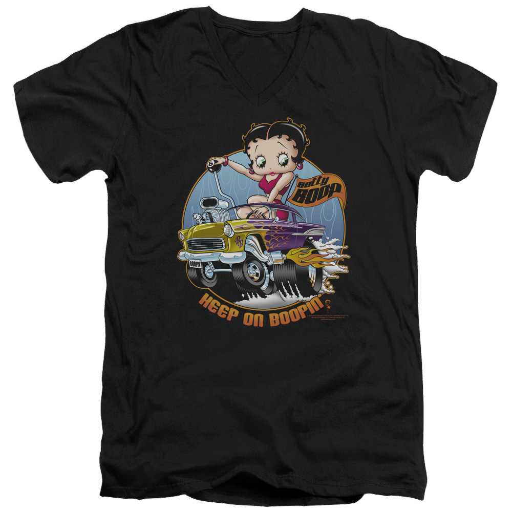 Betty Boop Keep On Boopin - Men's V-Neck T-Shirt Hoodie, Sweatshirt | CiraTrend.com