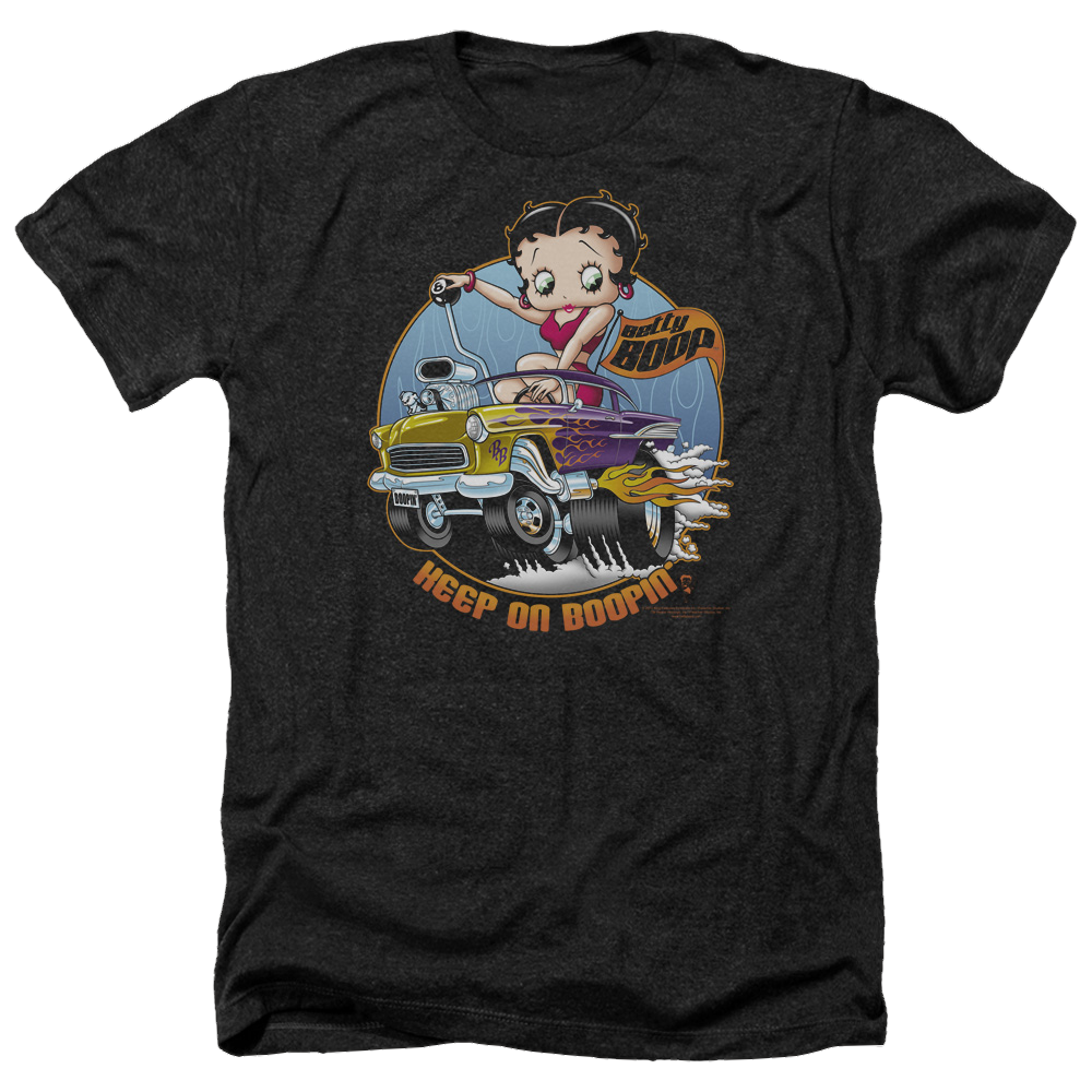 Betty Boop Keep On Boopin - Men's Heather T-Shirt Hoodie, Sweatshirt | CiraTrend.com