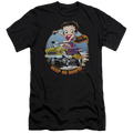 Betty Boop Keep On Boopin - Men's Premium Slim Fit T-Shirt Hoodie, Sweatshirt | CiraTrend.com