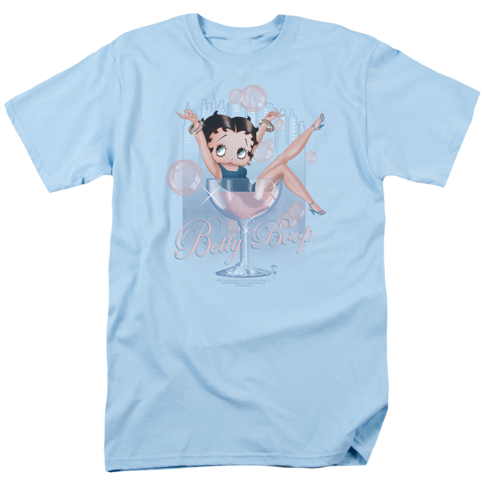 Betty Boop Pink Champagne - Men's Regular Fit T-Shirt Hoodie, Sweatshirt | CiraTrend.com