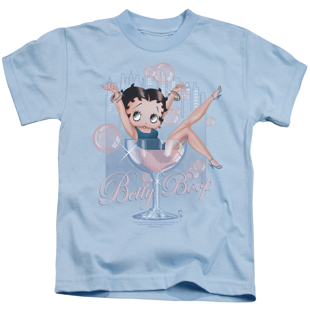 Betty Boop Pink Champagne - Kid's T-Shirt Hoodie, Sweatshirt | CiraTrend.com