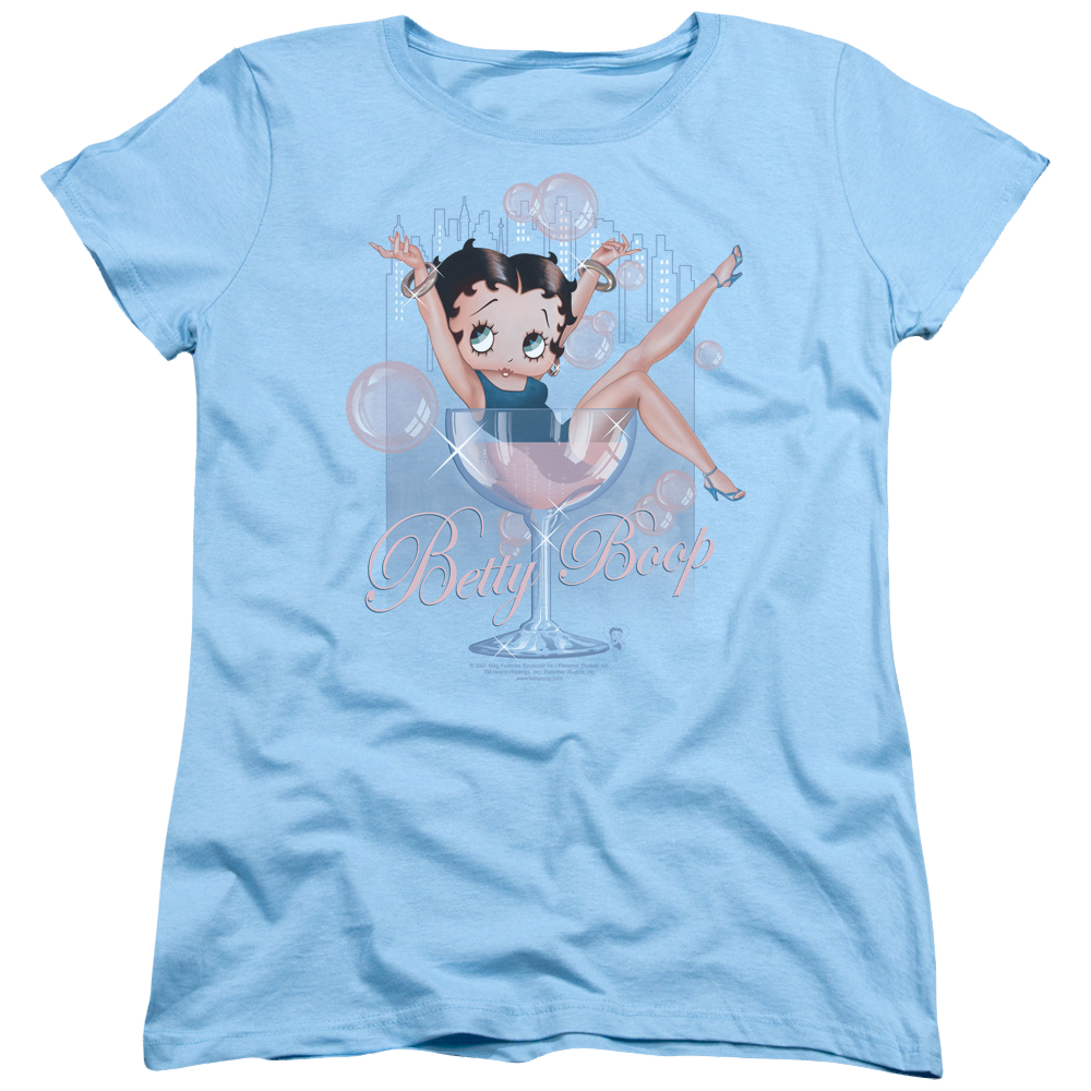 Betty Boop Pink Champagne - Women's T-Shirt Hoodie, Sweatshirt | CiraTrend.com
