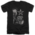 Betty Boop With The Band - Men's V-Neck T-Shirt Hoodie, Sweatshirt | CiraTrend.com